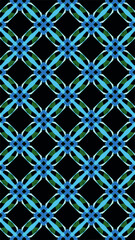 Ornate geometric pattern and abstract colored background