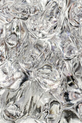 natural ice cubes texture background