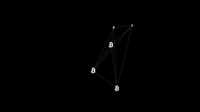 Bitcoin Blockchain Cryptocurrency Network is a Decentralized Currency and a Distributed Digital Ledger - Mining from Solving Math Puzzles Through Computer Code