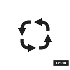 Simple Recycle icon, Simple Recycle sign/symbol vector