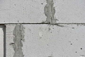 raw brickwall with visible concrete lines