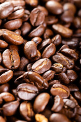 coffee beans close up