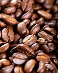 coffee beans close up