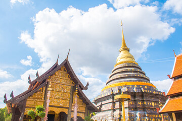 Fototapeta na wymiar Wat Phra that Lampang Luang, Lampang Thailand.