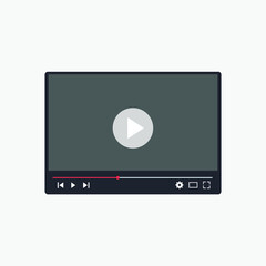 video player for web vector