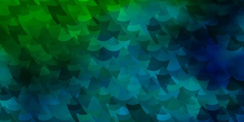 Obraz premium Light Blue, Green vector template with rectangles.