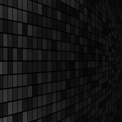 Abstract background of small squares or pixels in black and gray colors