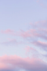 Magic pink sunset clouds sky. Golden hour sky - 354116030