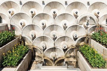Yerevan Cascade fountains in Armenia © JossK