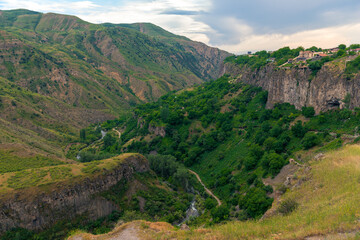 Fototapeta na wymiar Mountain landscape of Armenia in June