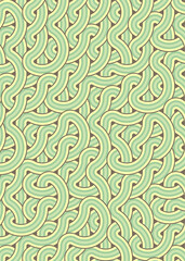 Colour Hexagon Tile Connection art background design illustration