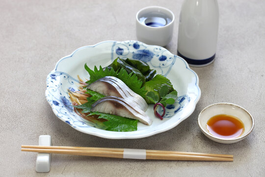 simesaba, japanese salted and vinegared mackerel