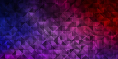 Obraz premium Light Blue, Red vector background with polygonal style.