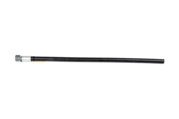 hydraulic hoses on white