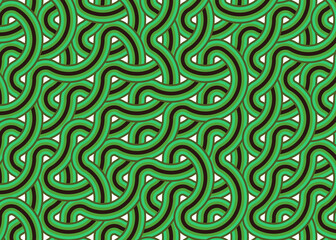 Colour Hexagon Tile Connection art background design illustration