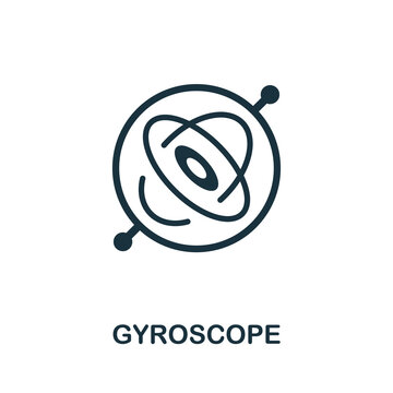 Gyroscope icon. Simple element from sensors icons collection. Creative Gyroscope icon ui, ux, apps, software and infographics