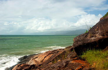 Rocky coastal landscape at Port Douglas, Australia