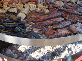 Beautiful picture of grilled meat of great flavor and delicious smell