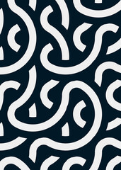 Colour Hexagon Tile Connection art background design illustration