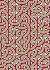 Colour Hexagon Tile Connection art background design illustration