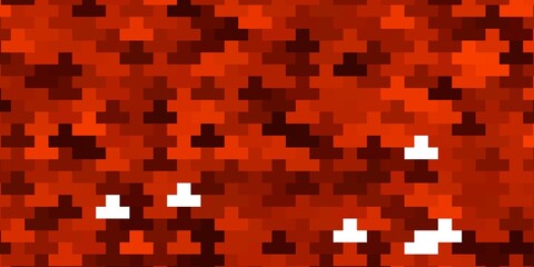 Light Orange vector template in rectangles. Abstract gradient illustration with colorful rectangles. Design for your business promotion.