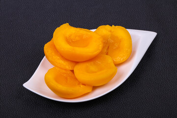 Sweet marinated peach