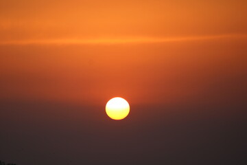 Fototapeta premium sunset in the sky