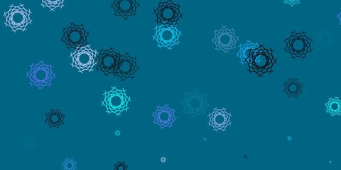 Light Pink, Blue vector template with abstract forms.