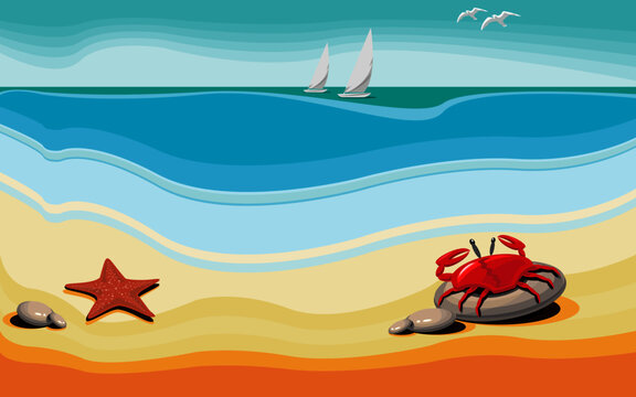 Cartoon Beach Cartoon Beach