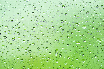Fototapeta na wymiar Detail of raindrops