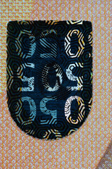 closeup of 50 euro banknote