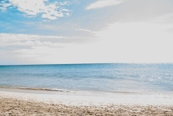 Fototapeta na wymiar Beaches and nature on the island of Fuerteventura, Canary islands, Spain.