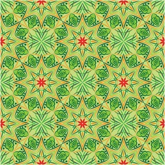 Abstract background ornament illustration. Vector textile print for bed linen, jacket, package design, fabric and fashion concepts. Seamless pattern with flowers