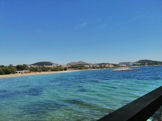 view of the sea in Greece