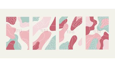 Abstract background with various shapes and textures. Vector illustration suitable for prints, notebooks, flyers, banners, invitations, branding, covers and much more.