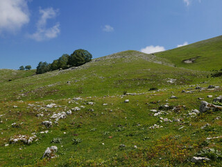 Fototapeta na wymiar suggestiva vista del Semprevisa sui Monti Lepini in Italia