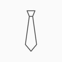 necktie icon, tie vector illustration