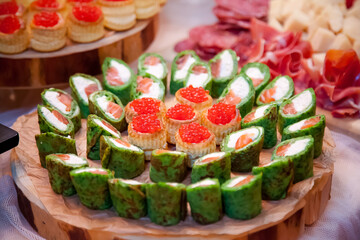 this is a variety of cold appetizers