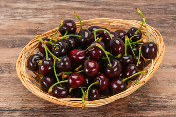 Ripe sweet tasty cherry  berry