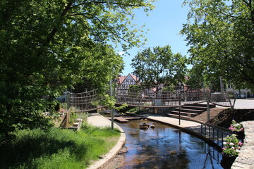 Hängebrücke am Markt in Bad Salzuflen