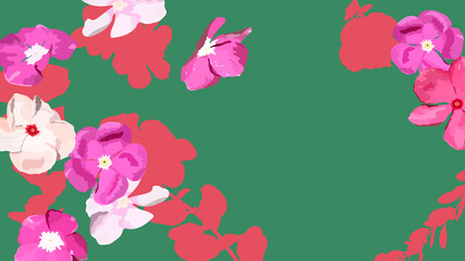 Fototapeta premium Bright and sweet tropical pastel 