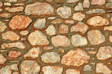 Close up of a stone wall