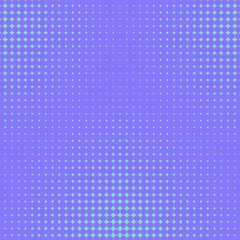 Green abstract background with four points stars on blue color background. Halftone texture. Pop art style. Can be used for landing pages, posters, brochures, flyers, ads, banners, promotions.