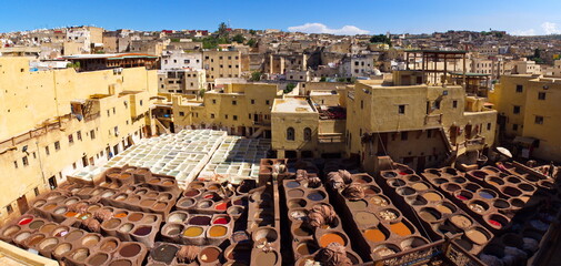 Leather Tannery, Fez, Morocco 