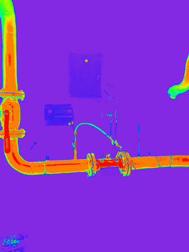 Thermal survey to detect heat loss.