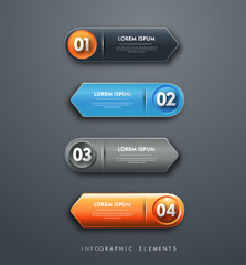 vector abstract infographic elements design vector and marketing icons can be used for workflow layout, diagram, annual report, web design.