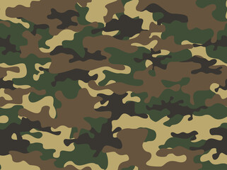 Camouflage seamless pattern. Vector modern print © Alexander
