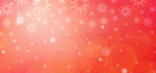 Abstract decorative background in orange red texture with white starburst or sunburst shapes layered in pretty design illustration