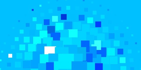 Light BLUE vector pattern in square style. Colorful illustration with gradient rectangles and squares. Modern template for your landing page.