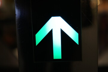 straight sign on the wall sign of new normal.